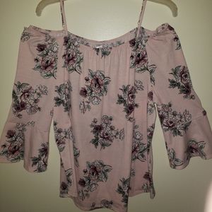 Pink Floral Blouse